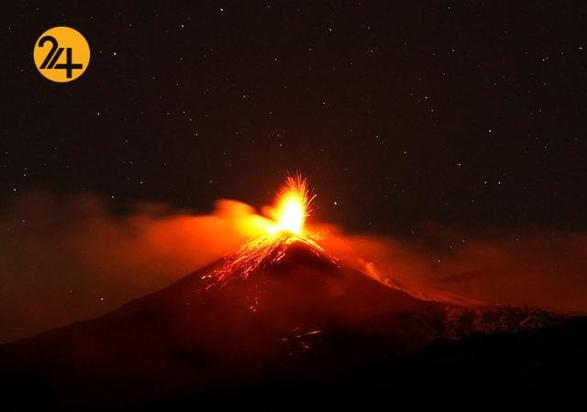 فوران آتشفشان اتنا