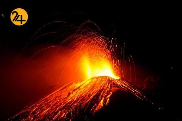 فوران آتشفشان اتنا