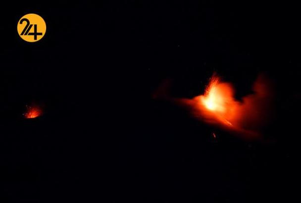 فوران آتشفشان اتنا