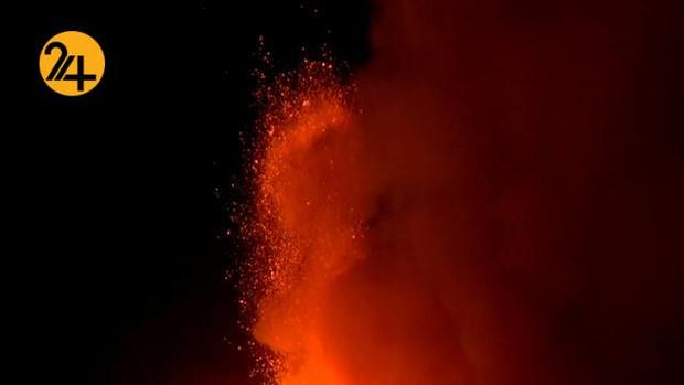 فوران آتشفشان اتنا