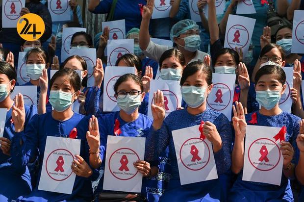 گسترش اعتراضات در میانمار