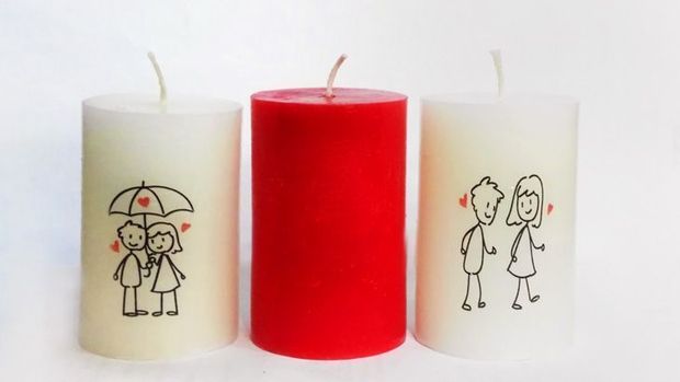 خرید شمع ولنتاین