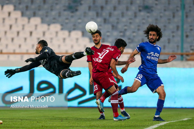 بازی جذاب استقلال و نساجی