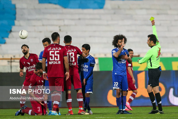 بازی جذاب استقلال و نساجی