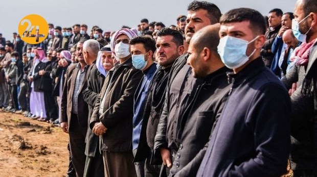 تشییع جنازه 104 ایزدی که توسط داعش کشته شدند