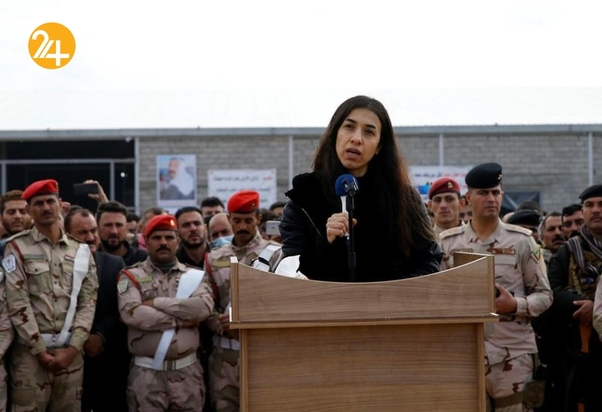 تشییع جنازه 104 ایزدی که توسط داعش کشته شدند