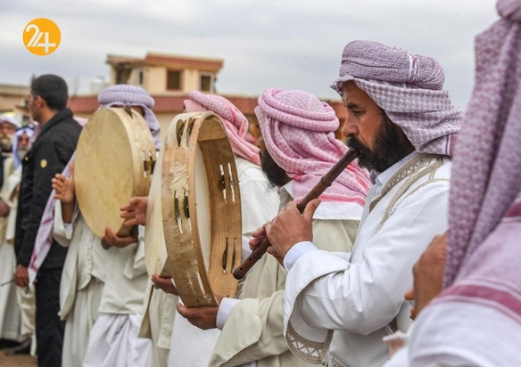 تشییع جنازه 104 ایزدی که توسط داعش کشته شدند