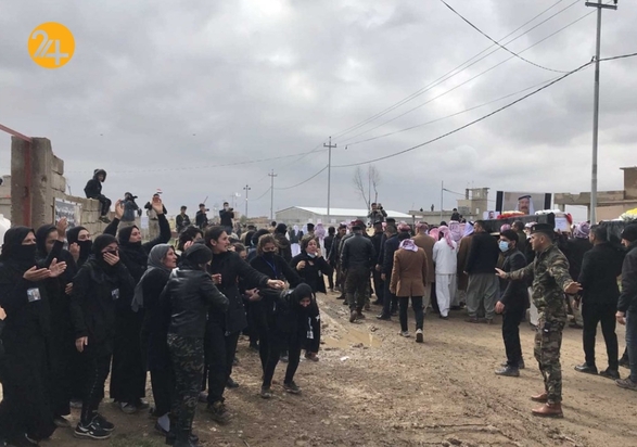 تشییع جنازه 104 ایزدی که توسط داعش کشته شدند