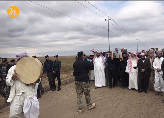 تشییع جنازه 104 ایزدی که توسط داعش کشته شدند