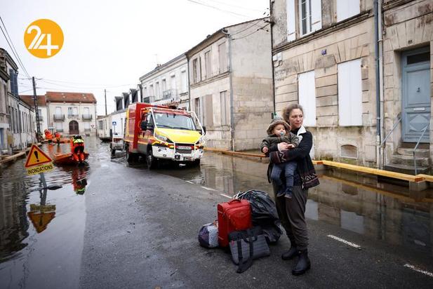 سیل شدید در جنوب غرب فرانسه