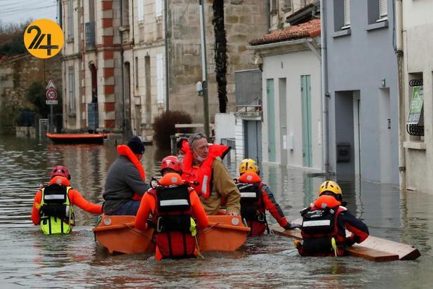 سیل شدید در جنوب غرب فرانسه