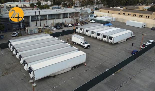 سردخانه های موقت بریتانیا