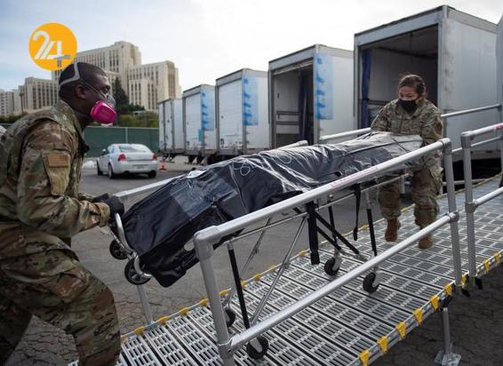 سردخانه های موقت بریتانیا