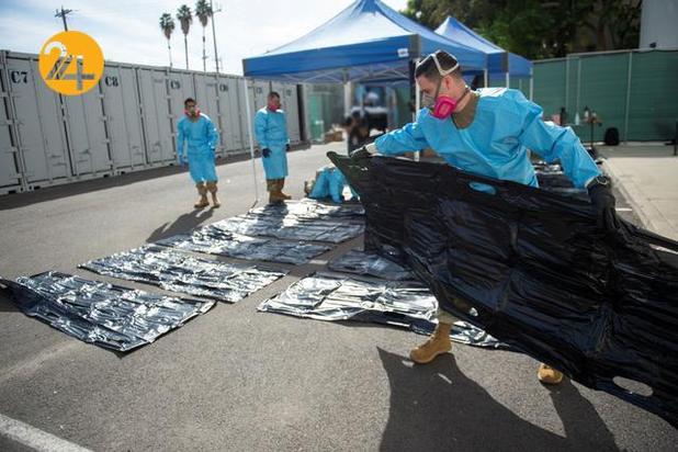 سردخانه های موقت بریتانیا