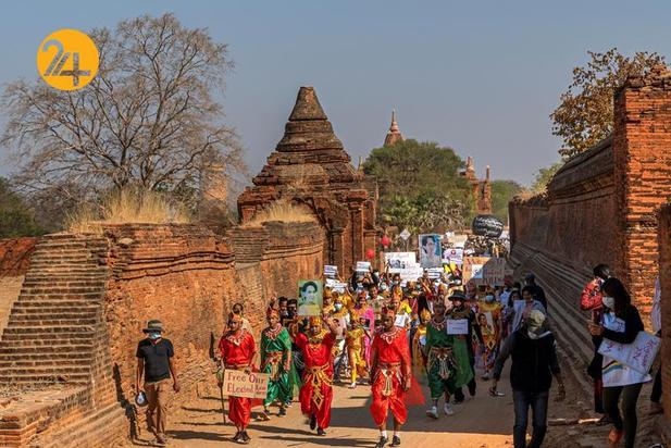 گسترش اعتراضات در میانمار