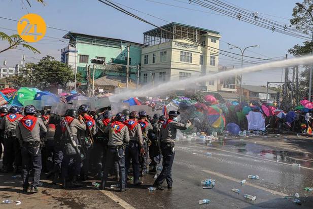 گسترش اعتراضات در میانمار