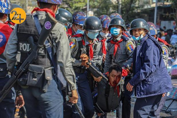 گسترش اعتراضات در میانمار