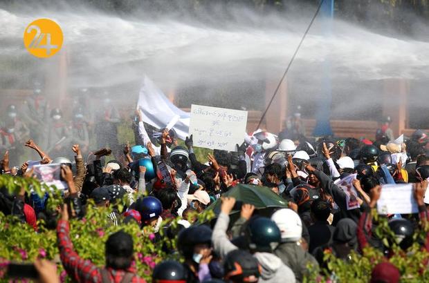 گسترش اعتراضات در میانمار