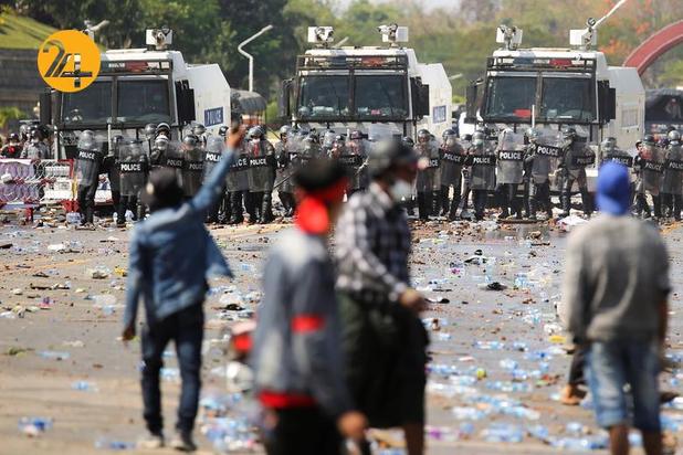 گسترش اعتراضات در میانمار