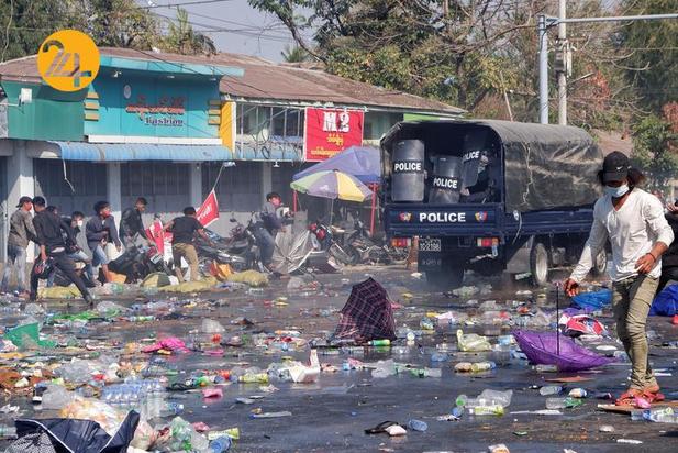 گسترش اعتراضات در میانمار