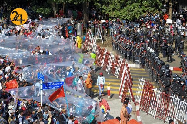 گسترش اعتراضات در میانمار