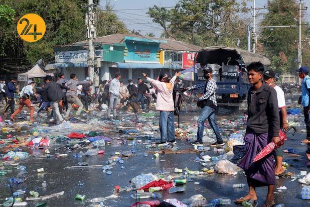 گسترش اعتراضات در میانمار