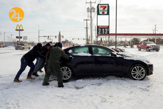 برف سنگین در آمریکا