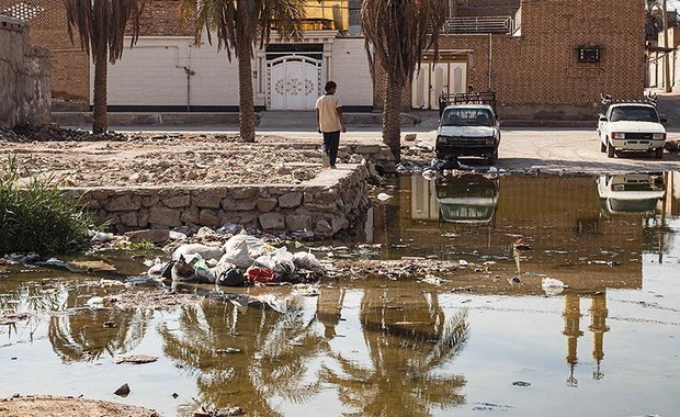 کوت عبدالله در میان فاضلاب