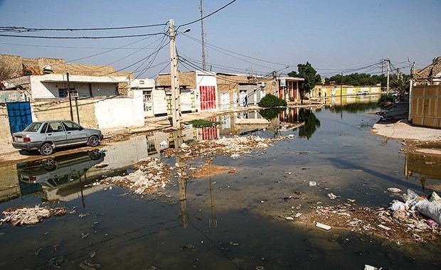 کوت عبدالله در میان فاضلاب