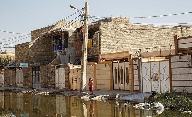 کوت عبدالله در میان فاضلاب