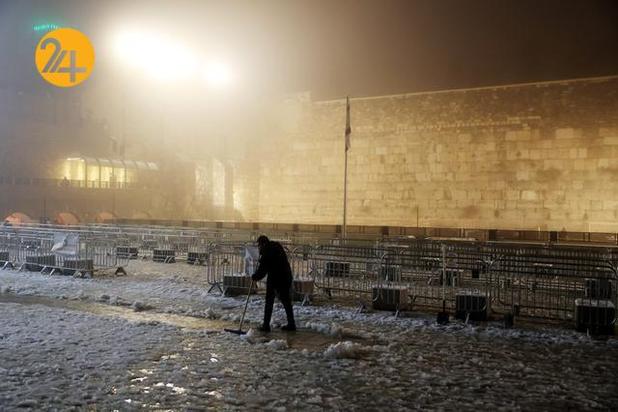 بیت المقدس سفیدپوش شد