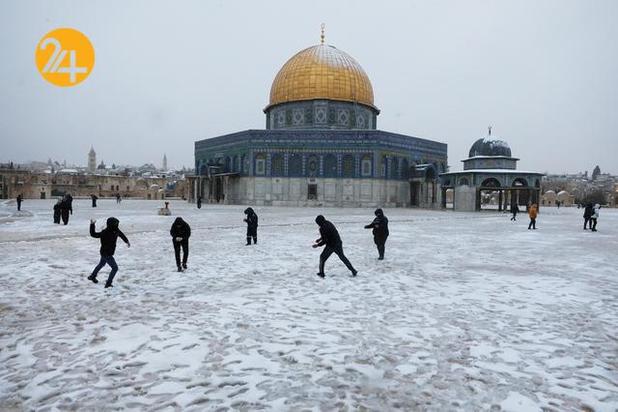 بیت المقدس سفیدپوش شد