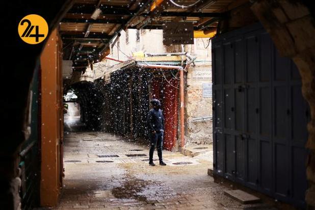 بیت المقدس سفیدپوش شد