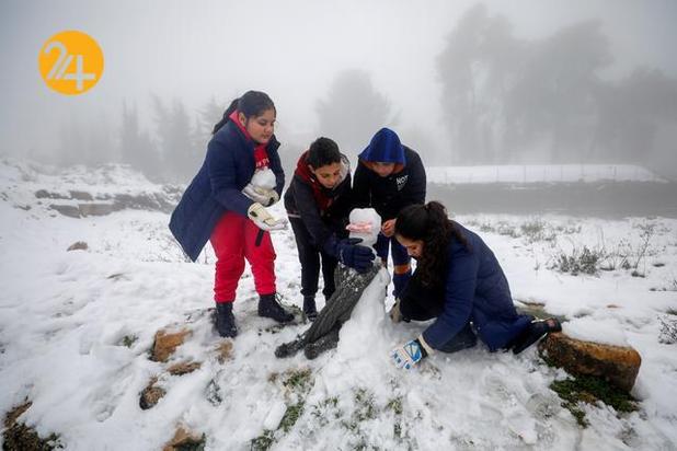 بیت المقدس سفیدپوش شد