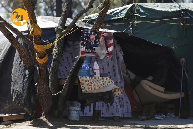 تصاویر مهاجران در مرز مکزیک