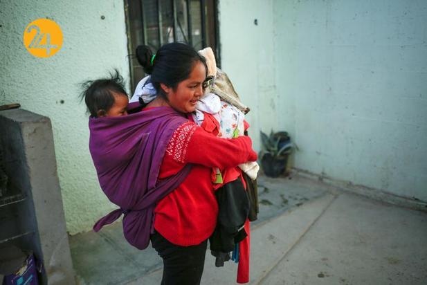 تصاویر مهاجران در مرز مکزیک