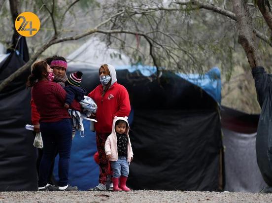 تصاویر مهاجران در مرز مکزیک