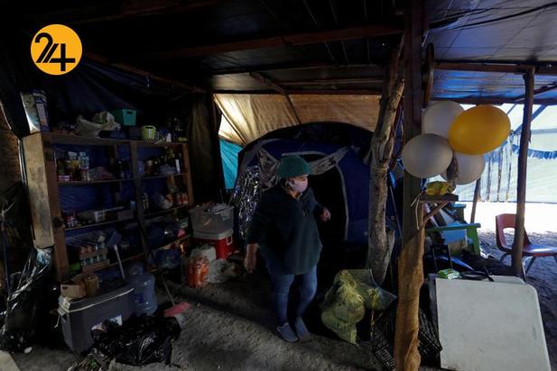 تصاویر مهاجران در مرز مکزیک