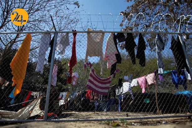 تصاویر مهاجران در مرز مکزیک