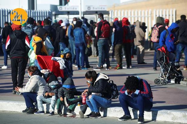 تصاویر مهاجران در مرز مکزیک