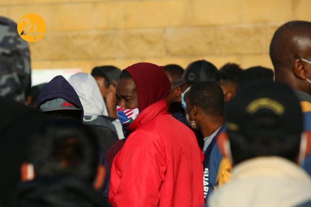 تصاویر مهاجران در مرز مکزیک