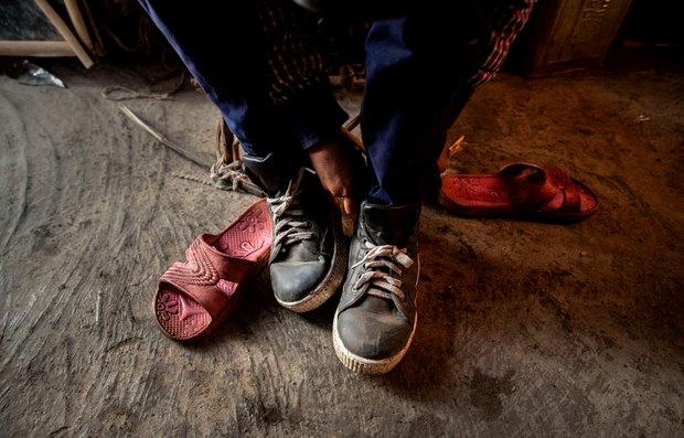 کودک زباله‌گرد هندی