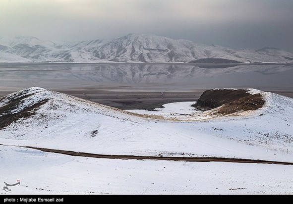 طبیعت زمستانی دریاچه ارومیه