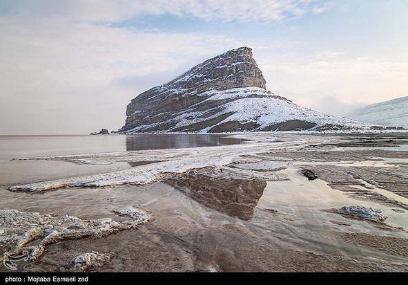 طبیعت زمستانی دریاچه ارومیه