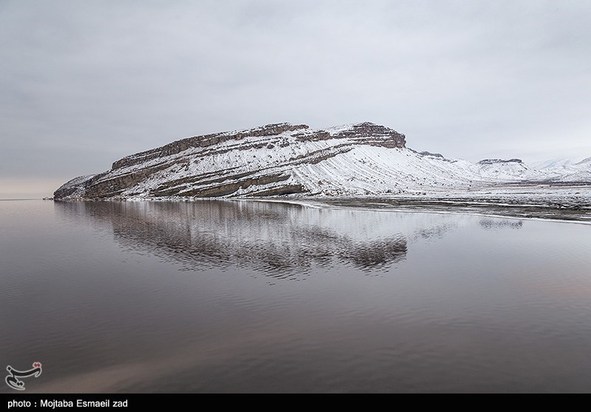 طبیعت زمستانی دریاچه ارومیه