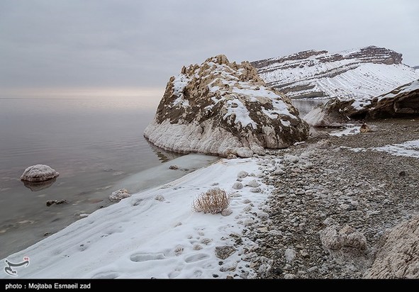 طبیعت زمستانی دریاچه ارومیه