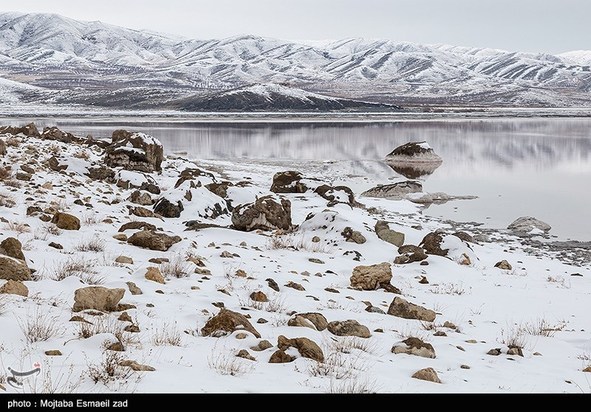 طبیعت زمستانی دریاچه ارومیه