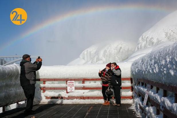 یخ زدگی آبشار نیاگارا فالز