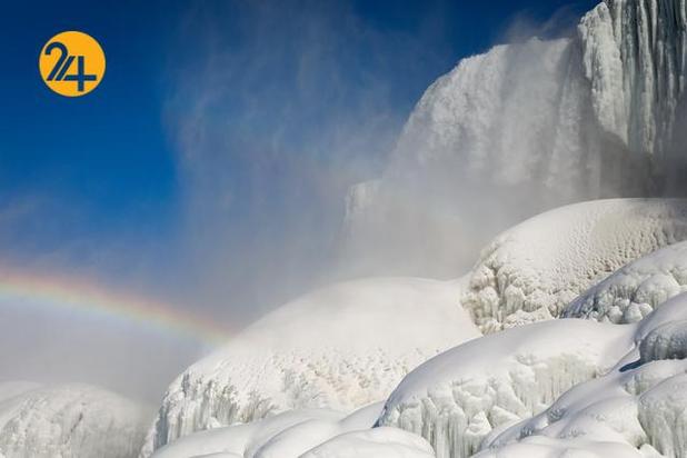یخ زدگی آبشار نیاگارا فالز