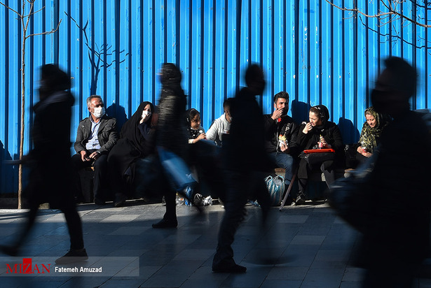 حراج کرونا در بازار شب عید